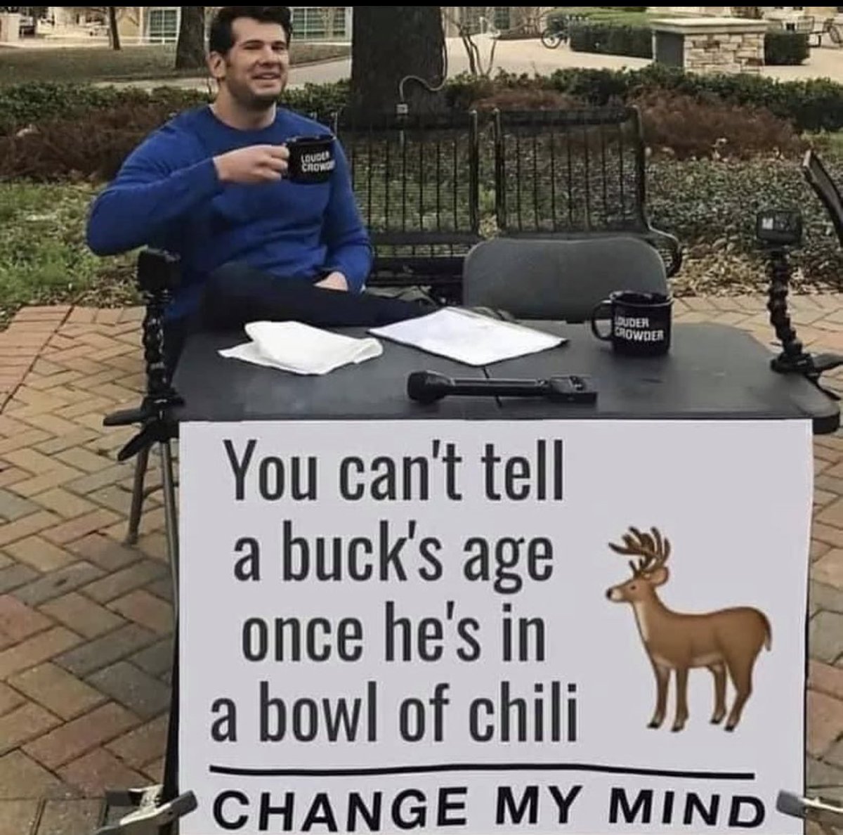 Grandpas_Place1's tweet photo. RT @ladderstands: Eat that!
#deer #agingdeer #justhunt #deerchili #venisonchili #fieldtotable #meat #meathunter #huntingmemes #hunting #hunt #venisonrecipes https://t.co/spgfm1zjve