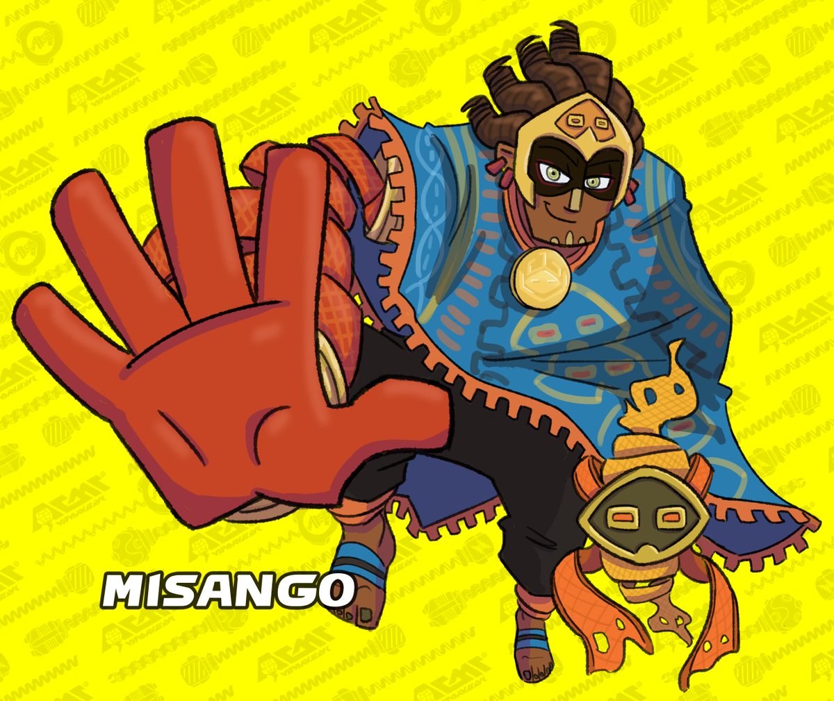 NMZuka's tweet photo. #ARMSiversary 
Day 13 #Misango
#NintendoARMS #ARMSNice #ARM5 https://t.co/wuS162oZH4