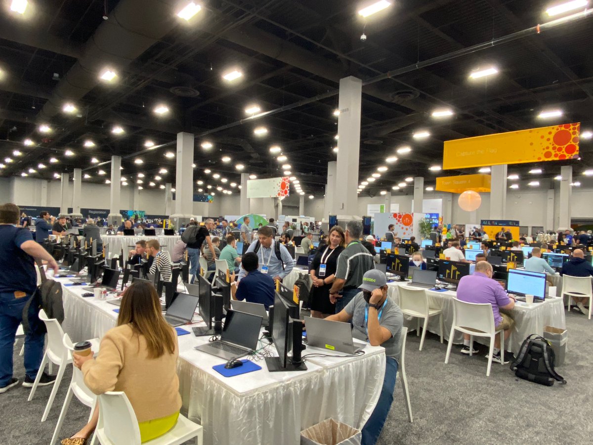 kazumasaikuta's tweet image. Great to see colleagues in person over two years and greater to work on such a big and fun initiative in Vegas again! Three days left to play #CiscoCTF