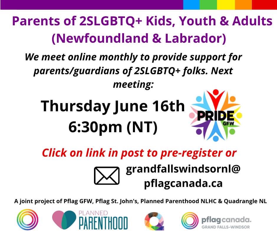 Pflag Grand Falls-Windsor tweet media
