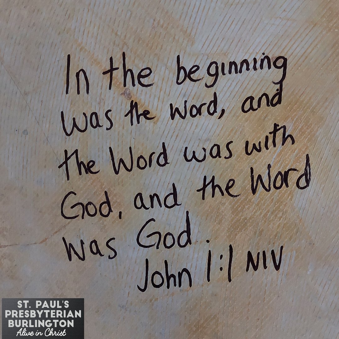 stpaulsburlPC's tweet image. John 1:1

#john1v1 #stpaulspresbyterian
#heritagetohorizons #aliveinchrist #beblessedandbeablessing #presbyterian #pcc #church #christian #faith #gospel #Christ #Jesus #JesusChrist #worship #hymns #pastor #blessed #pray