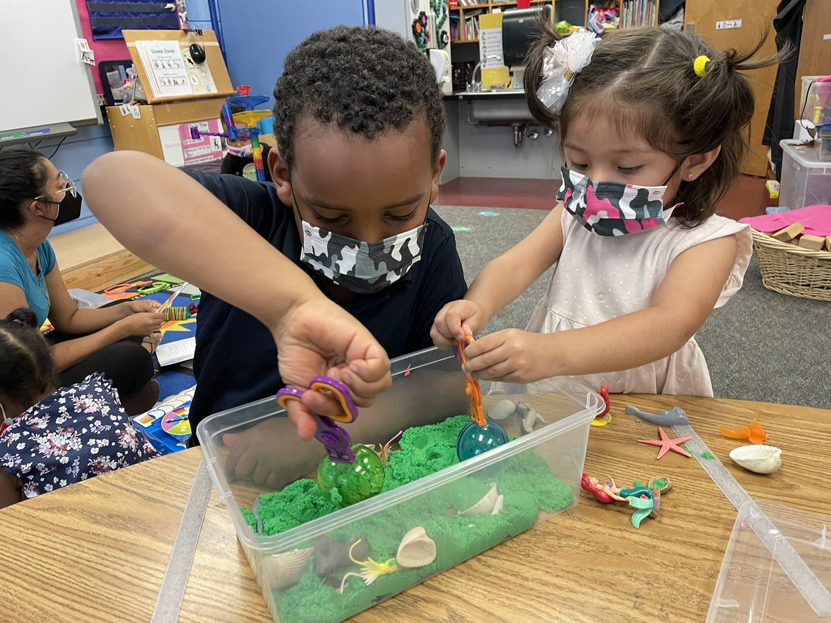 Having fun using our ocean animal sensory bins with kinetic sand and using our fine motor skills to scoop up the animals! <a target='_blank' href='http://search.twitter.com/search?q=KWBPride'><a target='_blank' href='https://twitter.com/hashtag/KWBPride?src=hash'>#KWBPride</a></a> <a target='_blank' href='http://twitter.com/APS_EarlyChild'>@APS_EarlyChild</a> <a target='_blank' href='http://twitter.com/APSVirginia'>@APSVirginia</a> <a target='_blank' href='http://twitter.com/BarrettAPS'>@BarrettAPS</a> <a target='_blank' href='https://t.co/obuUql6Ivl'>https://t.co/obuUql6Ivl</a>