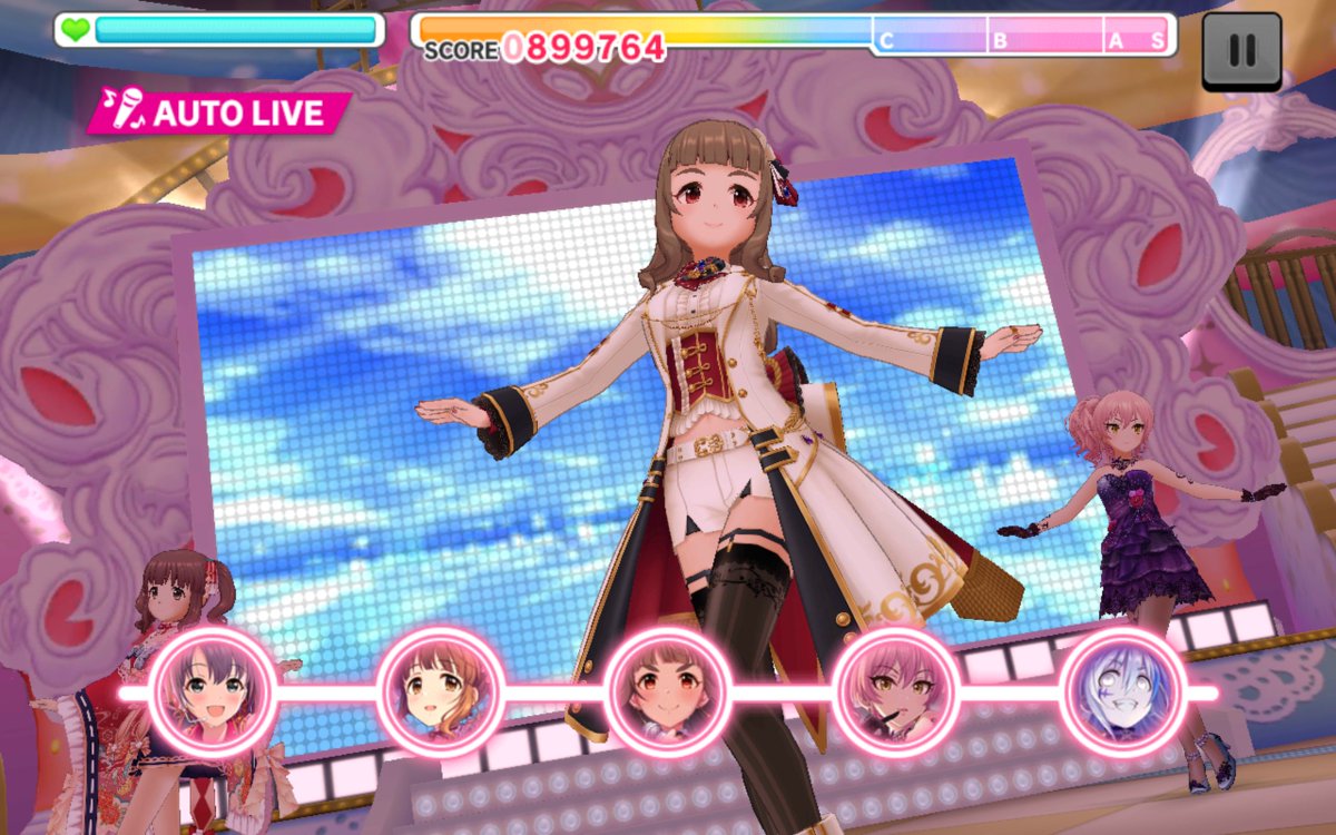 sorairoenpitu_1's tweet photo. #デレステ
#AUTOLIVE
今朝はまた端末の調子が悪く
ライブをプレイしたらノーツが瞬間移動する有様なのでオートを使いましたが
オートでも影響が出てこんな感じに😓
以前起こったみたくLIVE失敗になったりしない分マシですけどね😅
こないだみたく夕方には直ってるといいのだけど💦 https://t.co/I9fyY3ZT8b