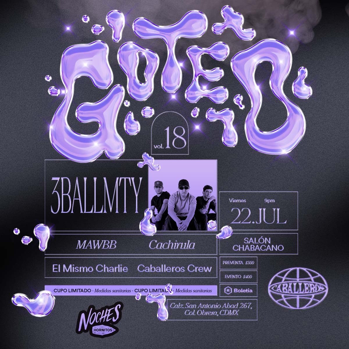 3BallMTY's tweet photo. CDMX nos vemos el 22 de Julio https://t.co/3ayxFo1T2o