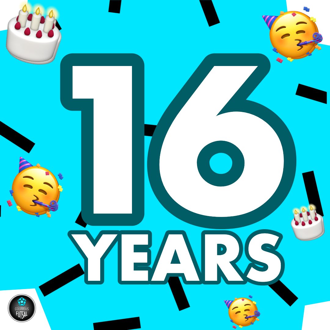 ColumbusFutsal's tweet photo. This month we are celebrating Columbus Futsal’s Sweet 16!
🥳 6.22.2006 🎂
Share with us some of your favorite #ColumbusFutsal moments👇
#CF06 #PlayCFA #playhowtheworldplays https://t.co/DBlXRuP6dk