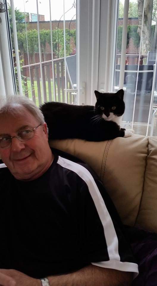 Me and my shadow Megan.
Get a lot of love from this little cat.
J xxx