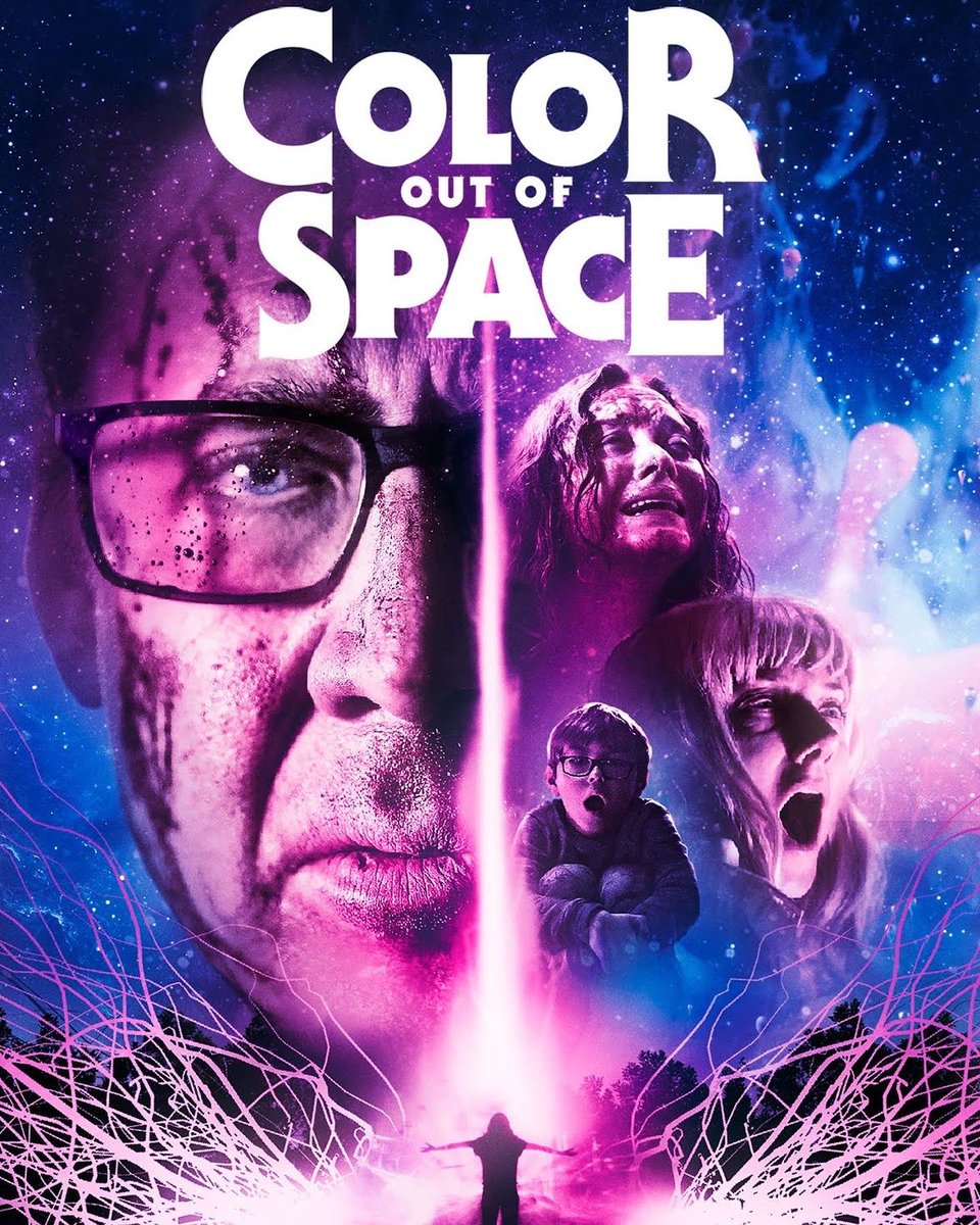 PCFpodcast's tweet photo. Massacre Monday: The Color out of Space- After a meteorite lands in the front yard of their farm, the Gardner family find themselves battling a mutant extraterrestrial organism transforming their quiet rural life into a technicolor nightmare.
#nickcage #horror #hplovecraft https://t.co/CMcttUZJAi