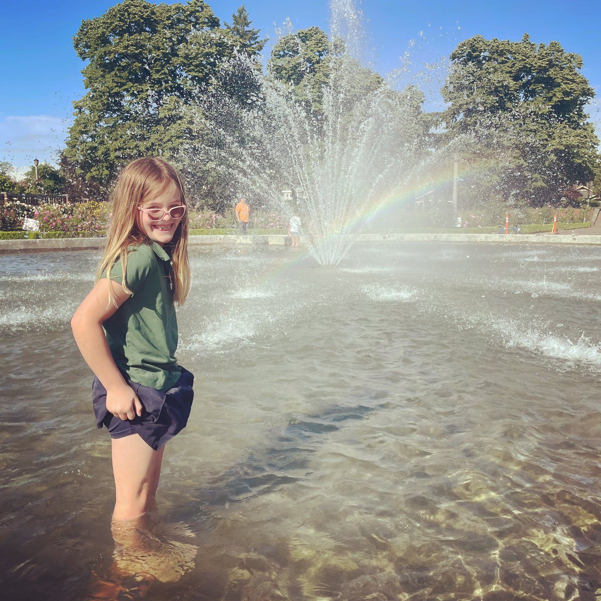 Ten days ago one of our mentors, Elizabeth, sent in this photo from a #mentoring outing. We reminisce on the warm days and look forward to many more. Now, please. Pretty please?!?