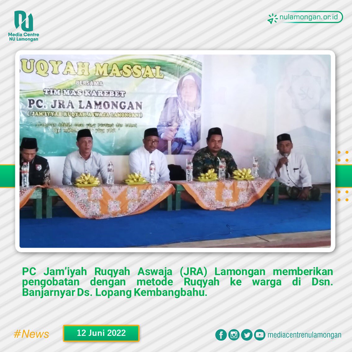 pcnulamongan's tweet photo. Morning News

PCNU Lamongan melalui lembaganya terus hadir ditengah masyarakat

Jam'iyah Ruqyah Aswaja PCNU Lamongan melakukan pengobatan kepada warga melalui metode ruqyah di Desa Lopang, Kec. Kembangbahu. https://t.co/fjnrvVnMGa