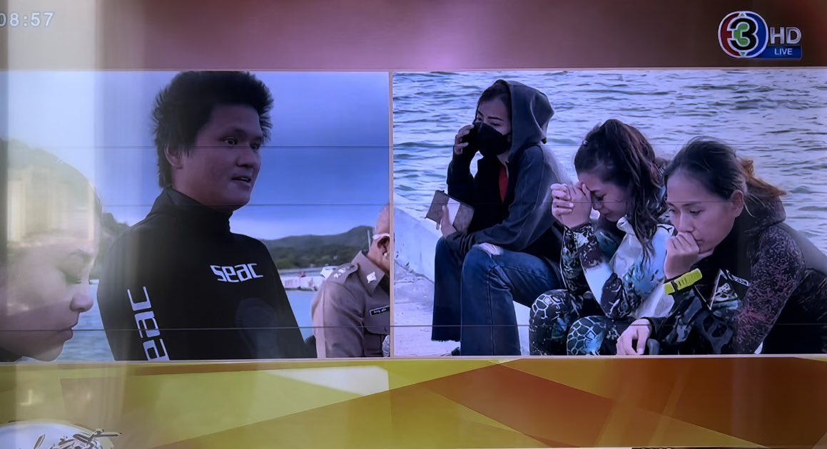 เกิดเหตุสลดนักเรียนดำน้ำอายุ35เสียชีวิต ครูฝึกพานักเรียนดำน้ำ ความลึก20ม ตอนนั้นกระแสน้ำแรง เชือกสมอเรือหลุด กัปตันแจ้งให้ขึ้นจากน้ำ ผู้ตายตะโกนว่าเชือกพันมือ ครูรีบไปช่วยแต่เชือกพันแน่นมาก จังหวะนั้นเชือกขาด ทำให้ตัวถ่วงนน 10 กก ดึงร่างนักเรียนลงไปก้นทะเลก่อนจมหายไปเสียชีวิต