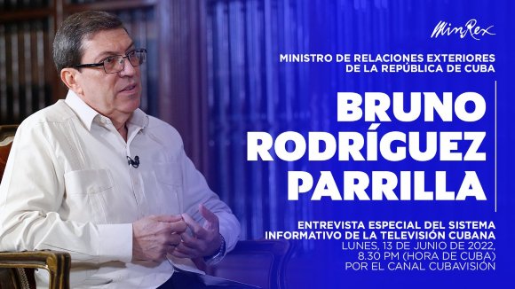 Magnifica información brindada por el Canciller @BrunoRguezP  en la entrevista realizada por @crisescobar87 sobre la presencia de #Cuba en la #CumbredelasAmericas, una victoria más de nuestro pueblo y otro fracaso del imperialismo. #AmericaUnida @PeoplesSummit22 @PensarAmericas