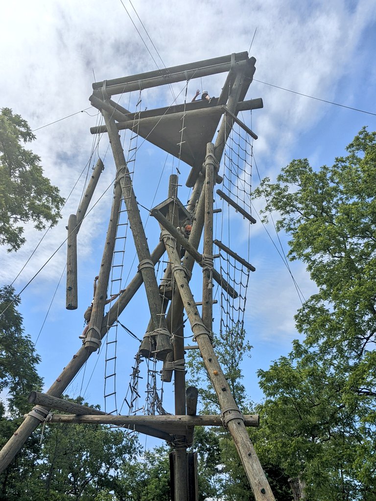 missaaclark's tweet photo. We had lots of fun at the @McMasterU Altitude camp today! ☀️ It was so nice to see the students enjoy working together, team building &amp; over coming obstacles! 🙌🏼 @sjoa5 @HCDSB https://t.co/gUAvmUYfhd