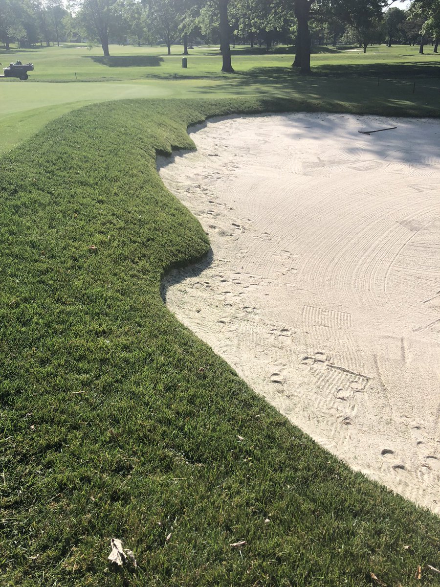 Allen Saville (@allen_saville) on Twitter photo Bunker process on a Monday was a team effort and I’d say it came out looking pretty clean <a href="/RedRunTurf/">Rob Steger, CGCS</a> string trimming the edges is an art form though🎨 Bunker process on a Monday was a team effort and I’d say it came out looking pretty clean <a href="/RedRunTurf/">Rob Steger, CGCS</a> string trimming the edges is an art form though🎨