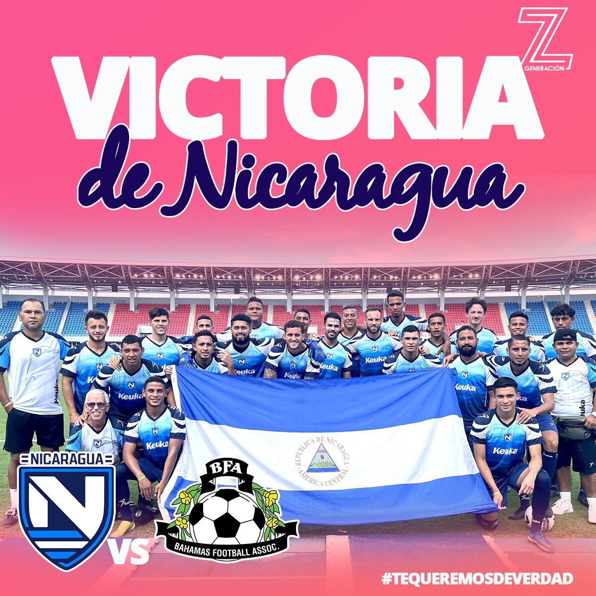 Nuevamente victoria de Nicaragua 🥳🥳🥳🇳🇮🇳🇮🇳🇮 

#tequeremosdeverdad #victoriadenicaragua
