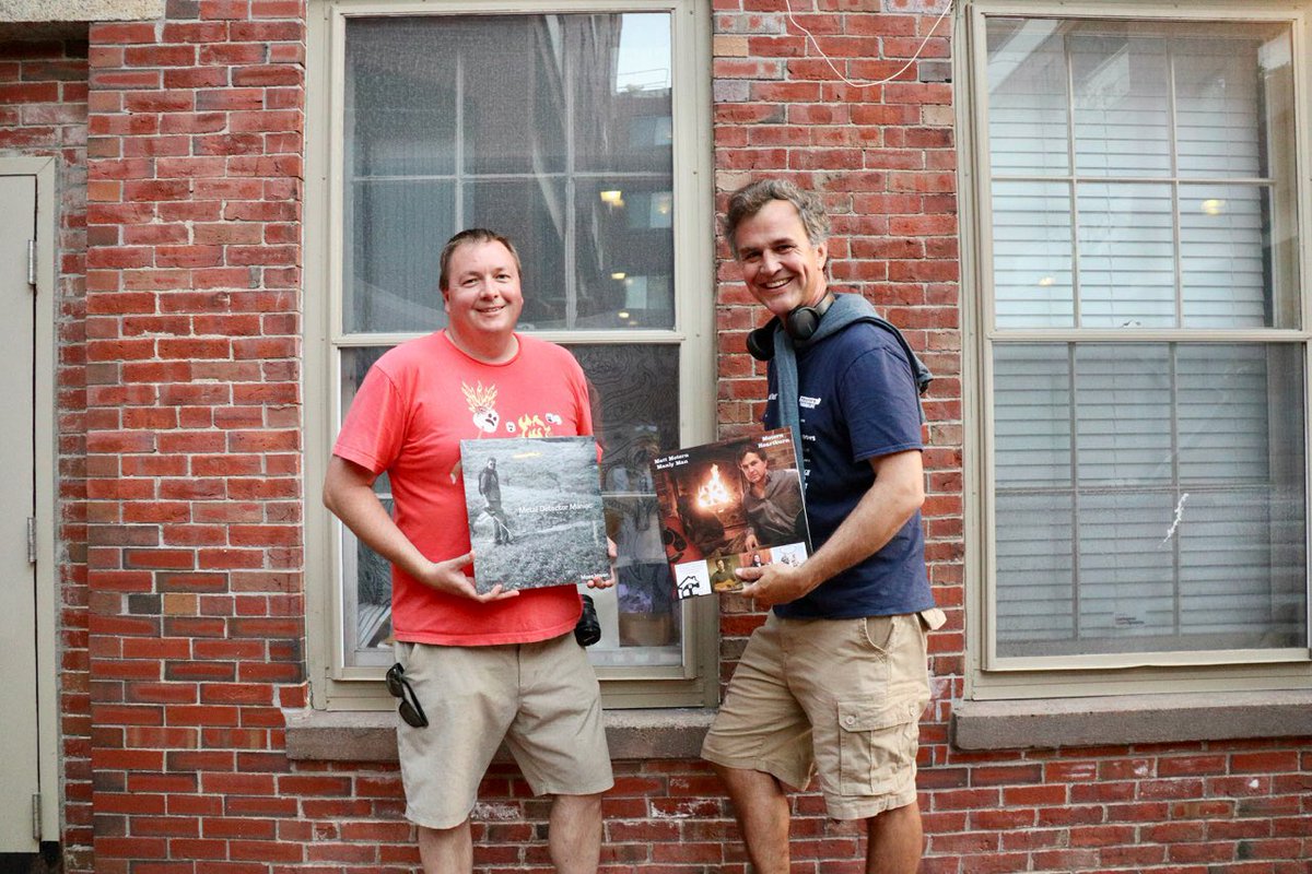 I never would have written the hit song “Used to be a Pizza Hut” if <a href="/neilson/">Mike</a> of <a href="/UTBAPH/">Used to Be a Pizza Hut</a> hadn’t suggested it. 
Tonight, I finally met him while he was visiting Salem, and presented him with thank-you gifts.