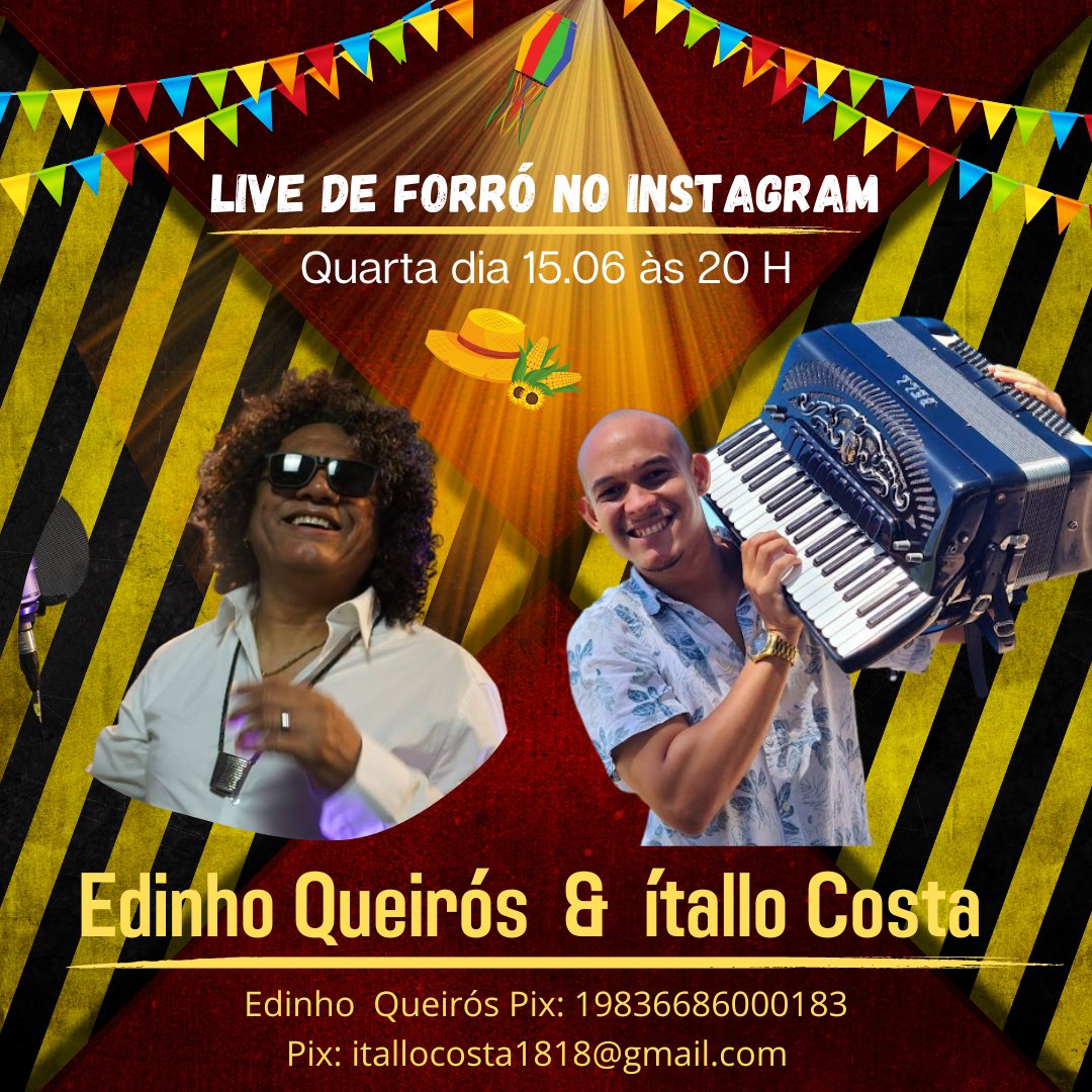 edinhoqueiros's tweet photo. Vamos ver essa live!!!Vai ser Massa https://t.co/UX49N2tPGY