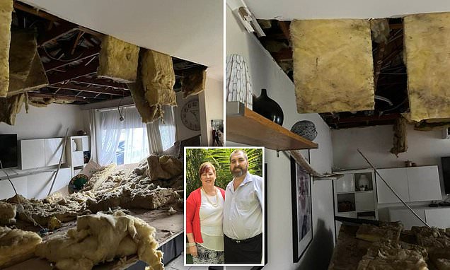tanndde's tweet photo. Australian couple win $50,000 battle with insurance company after their ceiling collapsed during La Nina rain and issue an urgent warning to home owners https://t.co/YMZwgQcvYE https://t.co/fqD3UZlWMY