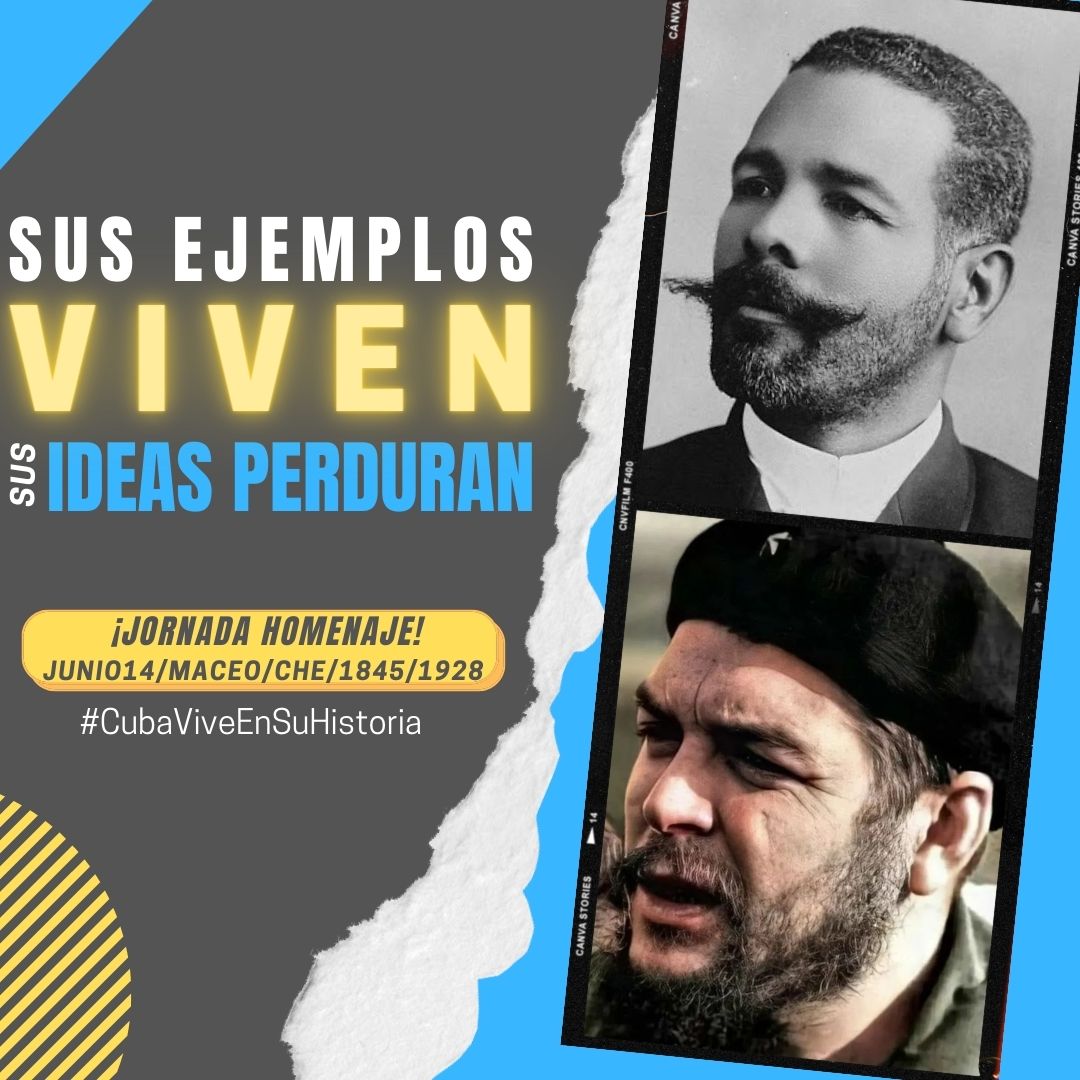 Sus ejemplos "VIVEN", sus Ideas perduran❗
#CubaViveEnSuHistoria