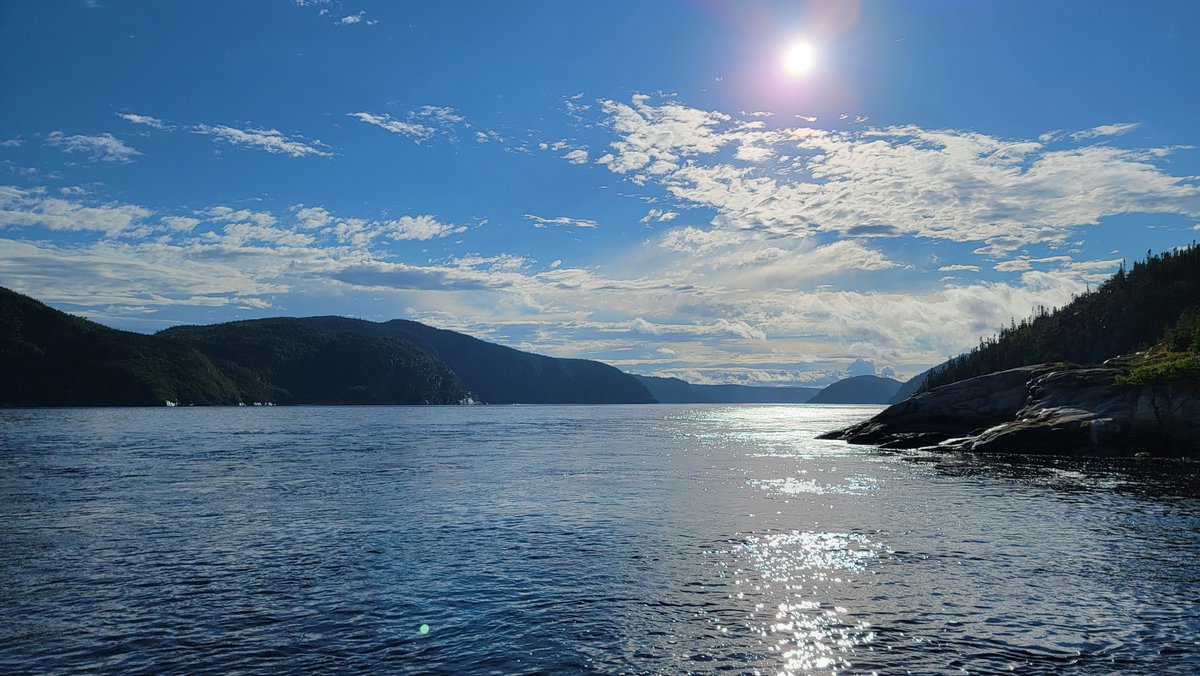 JustinLaurenXO's tweet photo. We're spending the week on a road trip of the Gaspé Peninsula in @quebecmaritime!

We drove 3 hours to Baie-Sainte-Catherine to take the ferry across to Tadoussac. The ferry crosses the entrance of the Saguenay Fjord. It's so beautiful here!

#QuebecMaritime @cotenordqc https://t.co/ZjBpmMVcQf