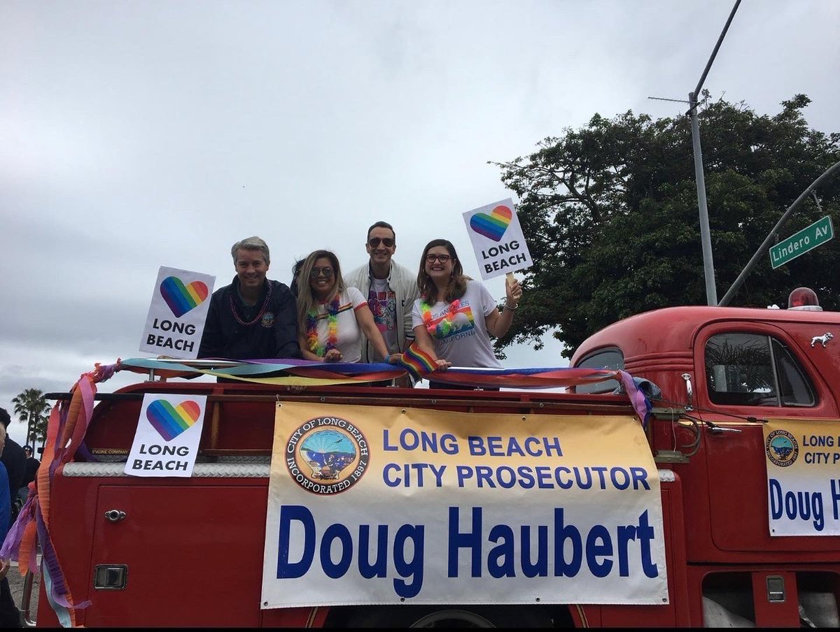 LBProsecutor's tweet photo. We canโt wait to see you all this year for the Long Beach Pride Parade! These photos were from 2019 and we had a blast. #pridemonth #longbeachprideparade #longbeach https://t.co/cxOJjyG7NE