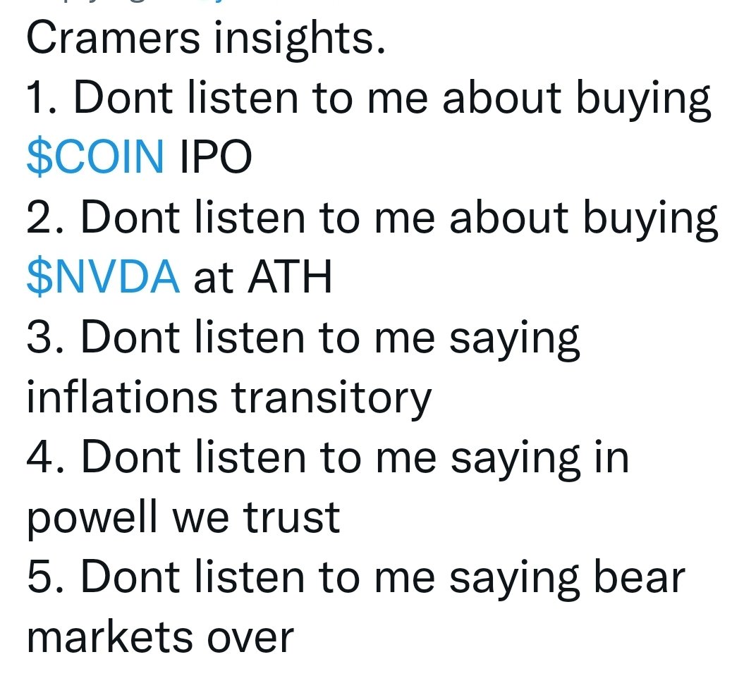 If you had done the reverse of Cramer s calls , would have had a 10 X by now !