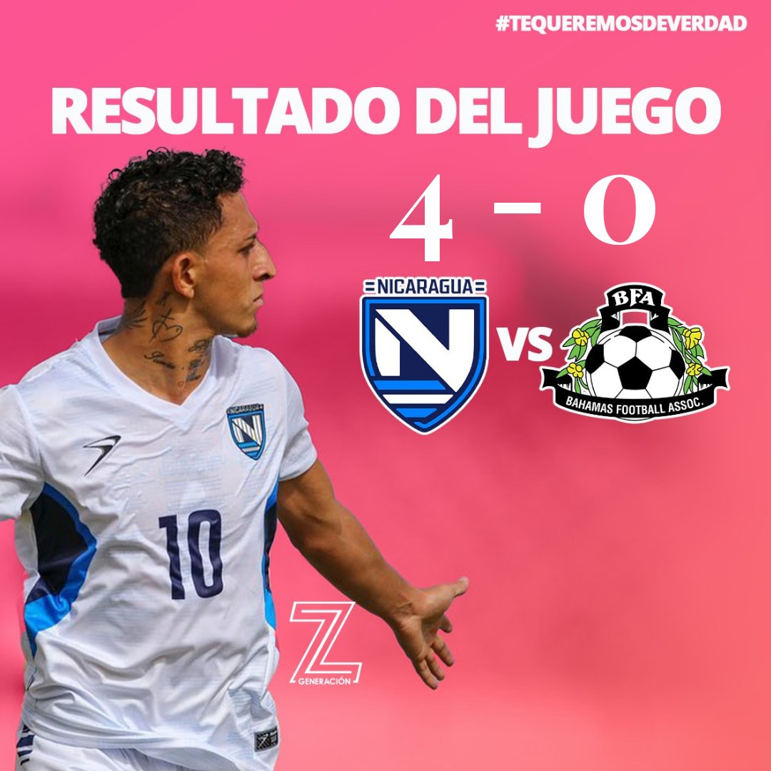 Resultados finales del juego 🥳🥳🥳 

Grande la victoria de nuestra azul y blanco 🇳🇮🇳🇮🇳🇮🥳🥳🥳 

#tequeremosdeverdad #victoriadenicaragua
