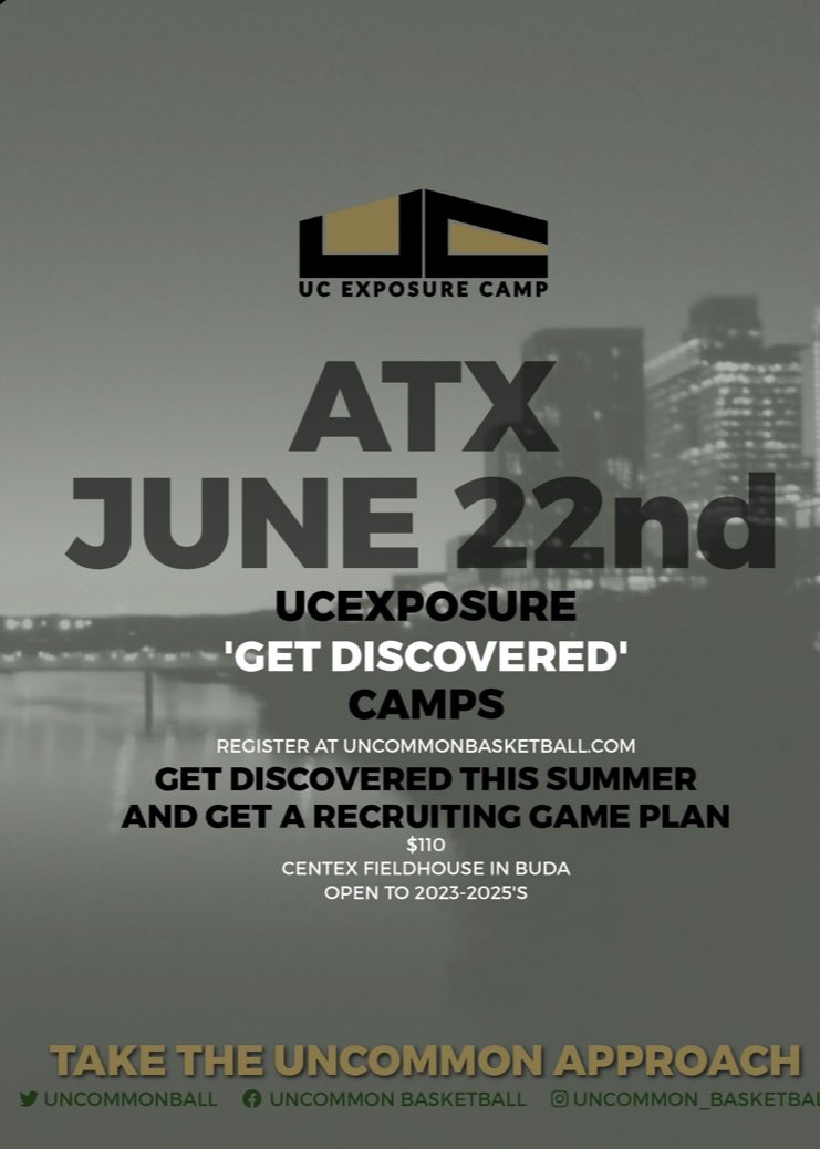 Summer camps are OPEN to all CTX 2023-2025s!  Don't want to miss on evaluating potential prospects early in the CTX Region before the July live period x.com/messages/media…