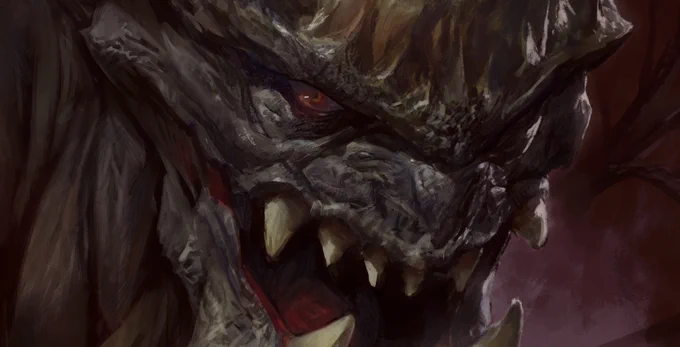 recorded a 2hr Krita painting demo for the pigpen - here's a crop 