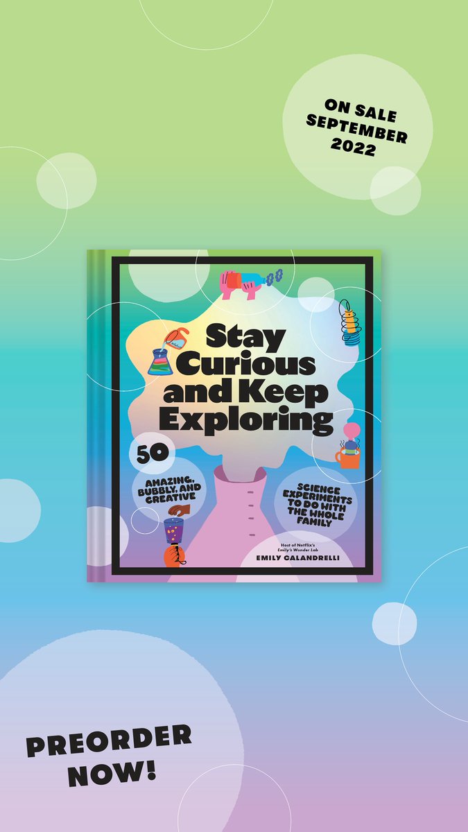 JenniferKeene's tweet photo. Emily Calandrelli's next book STAY CURIOUS AND KEEP EXPLORING has cracked Amazon's top 100 list and it doesn't even come out until September. π± #emilyswonderlab #STEM @TheSpaceGal @ChronicleBooks https://t.co/KN4tmyH8ag https://t.co/aV21erAsyF