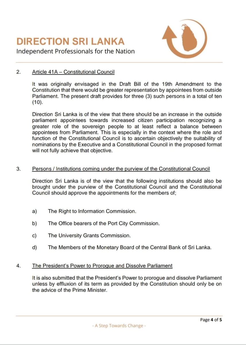 DirectionsSL's tweet photo. #DirectionSriLanka calls everyone at this critical hour to
formulate their positions &amp; make decisions..giving primacy to the interests of the country to prevent our country deteriorating further. Full statement-https://t.co/bzw1tbZLnB
#ProfessionalsSL
#EconomicCrisisLK
#ProtestLK https://t.co/Zs2yka0JYF
