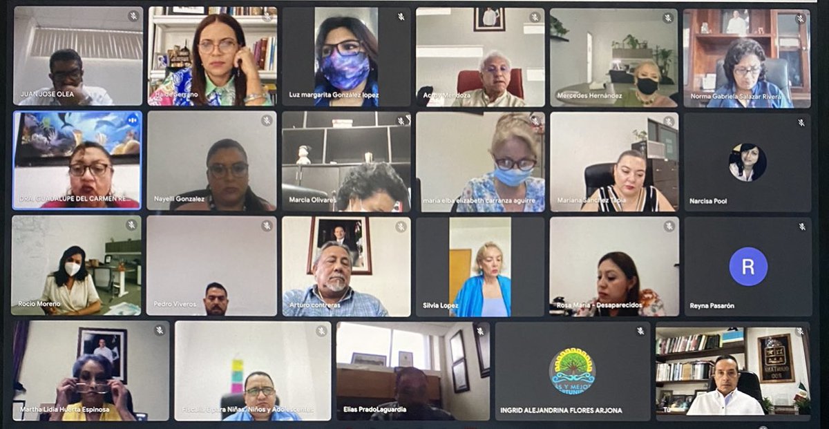 Reunión de Mesa de coordinación de Seguridad y Justicia para Mujeres, niñas/os y adolescentes en #QuintanaRoo, 13 Junio 2022. <a href="/FGEQuintanaRoo/">Fiscalía General del Estado de Quintana Roo</a> @SSP_QROO @IQMujer <a href="/SistemaDIFQRoo/">Sistema DIF Q. Roo</a> <a href="/SESA_QROO/">SESA Quintana Roo</a> <a href="/EducacionQR/">SEQ Educación</a> @sedeso_qroo <a href="/SEGOBQR/">SEGOBQROO</a> <a href="/SIPINNAQROO/">Secretaría Ejecutiva del SIPINNA Q. ROO</a> <a href="/Busqueda_QRoo/">Comisión de Búsqueda Quintana Roo</a> <a href="/CEAVE_QROO/">CEAVEQROO</a> <a href="/GobQuintanaRoo/">Gobierno Quintana Roo</a>