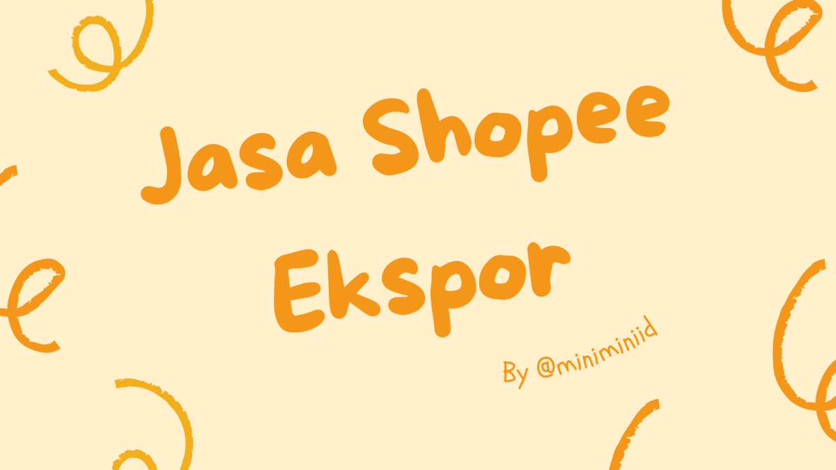 MiniminiId's tweet photo. Jasa Shopee Ekspor by @MiniminiId https://t.co/UtSJiXysxG