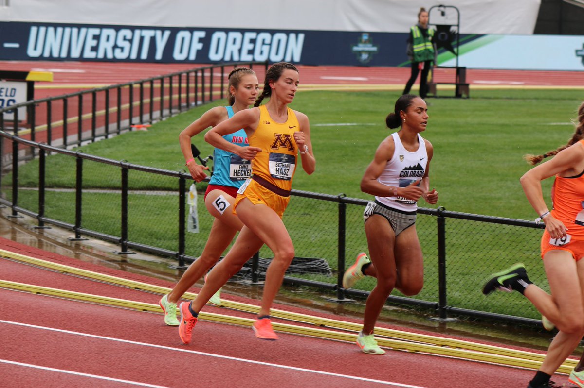 Dougskettlekorn's tweet photo. One last time we got to watch Bethany run 12 1/2 laps as a Gopher. It ended on the track and the meet she wanted but not results she wanted. So very proud of Bethany on her career as a #mngopher. As one chapter closes a new one is about to begin, can’t wait to see what happens. https://t.co/iI2q1lzeuM