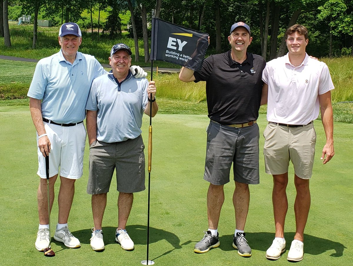 <a href="/EY_US/">EY US</a> is proud to be a National Sponsor for the 2022 <a href="/ElsForAutism/">Els for Autism</a> Golf Challenge. Today at Hamilton Farms, <a href="/markmc32/">Mark McCarthy</a> and I hosted Joel Bernstein from strategic partner <a href="/SAP/">SAP</a> and recent <a href="/VU_Business/">Villanova Business</a> graduate Noah Peck, who won the low gross by firing a 69. #AwesomeDay #GreatCause