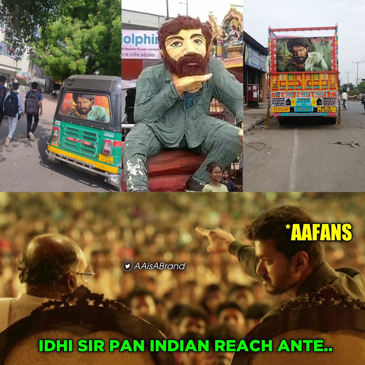 allubabloo's tweet photo. Yekkada padithe akkada fans untaaru
APT dialogue for @alluarjun 😎💥
Craze all over india 😍🔥 https://t.co/is0VKB9Wq3