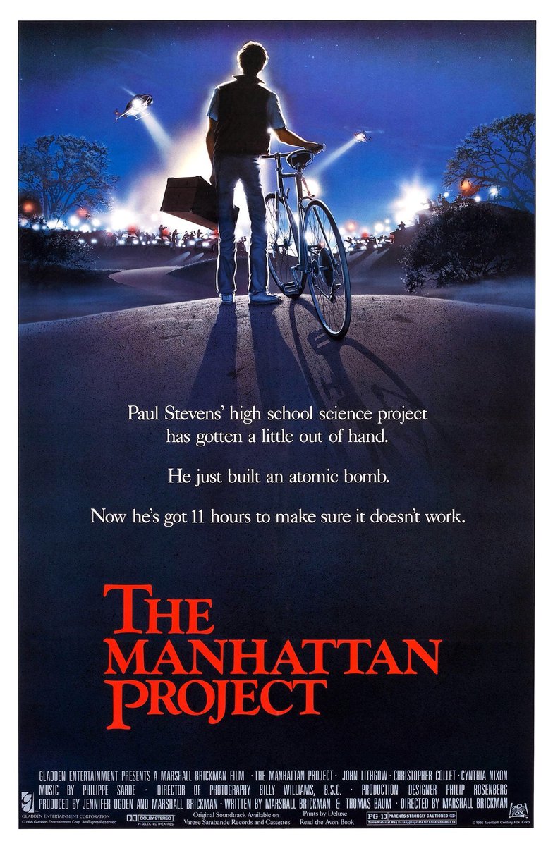 FilmNewsNos's tweet photo. 🎬MOVIE HISTORY: 36 years ago today, June 13, 1986, the movie 'The Manhattan Project' opened in theaters!

#ChristopherCollet #JohnLithgow #JohnMahoney #JillElkenberry #CynthiaNixon #RobertSeanLeonard #RichardJenkins #GreggEdelman https://t.co/daQrhYY89p