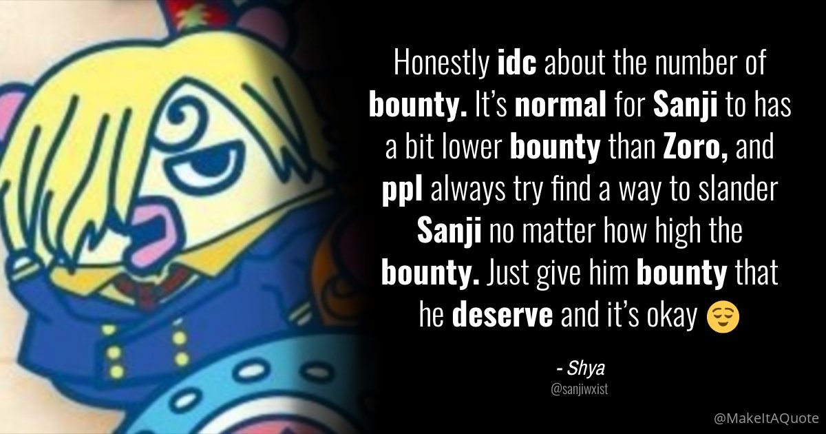 I present to you, The Protector of Sanji, The Guardian Angel of Ero-Cook, and The Defender of Nosebleed Guy in SHP, please welcome @sanjiwxist! She's ready to face your shitty opinions about Sanji! 🥳🤯🔥🔥