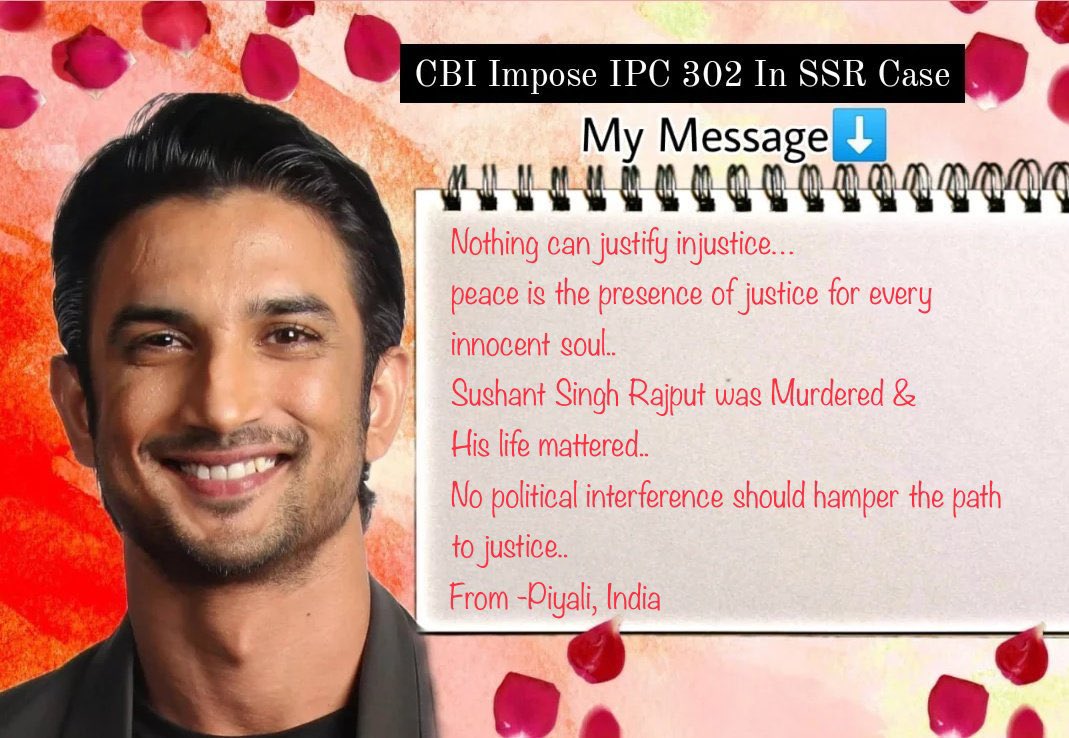 PIYALIBH's tweet photo. My Message to the authorities 

Nothing can justify injustice
peace is the presence of justice for every innocent soul..
Sushant Singh Rajput was Murdered &amp;
His life mattered.
No political interference should hamper the path to justice.
@PMOIndia 

2years Of Injustice To Sushant https://t.co/PRJSwbv7GA