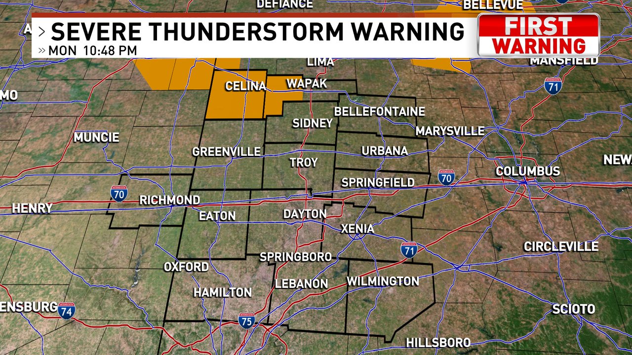 Dayton 24/7 Now on Twitter "A Severe Thunderstorm Warning has been