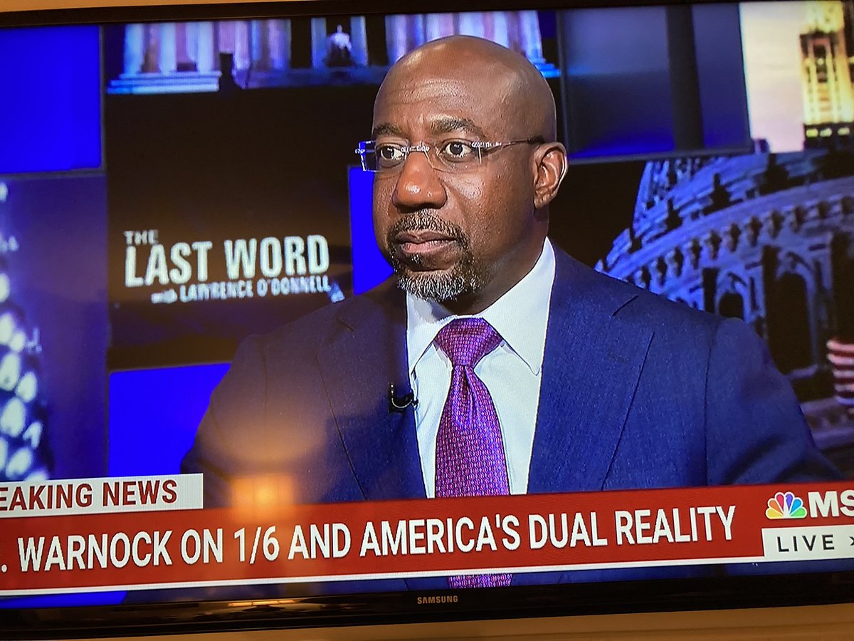 Watching Baptists in the news today. Despite the hype about #SBC22 the real Baptist witness is <a href="/ReverendWarnock/">Reverend Raphael Warnock</a>. Thank you sir!