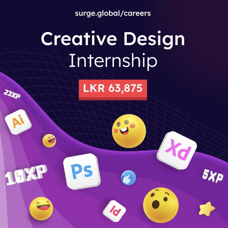Bhanoob's tweet photo. We’ve been working really hard to make paid #internships available for young talent in Sri Lanka 🇱🇰 entering the workforce during #EconomicCrisisLK

Right now, there’s more than 100 opportunities at Surge that could all lead into full time roles with zero academic prerequisites. https://t.co/kj6VGjOfgf