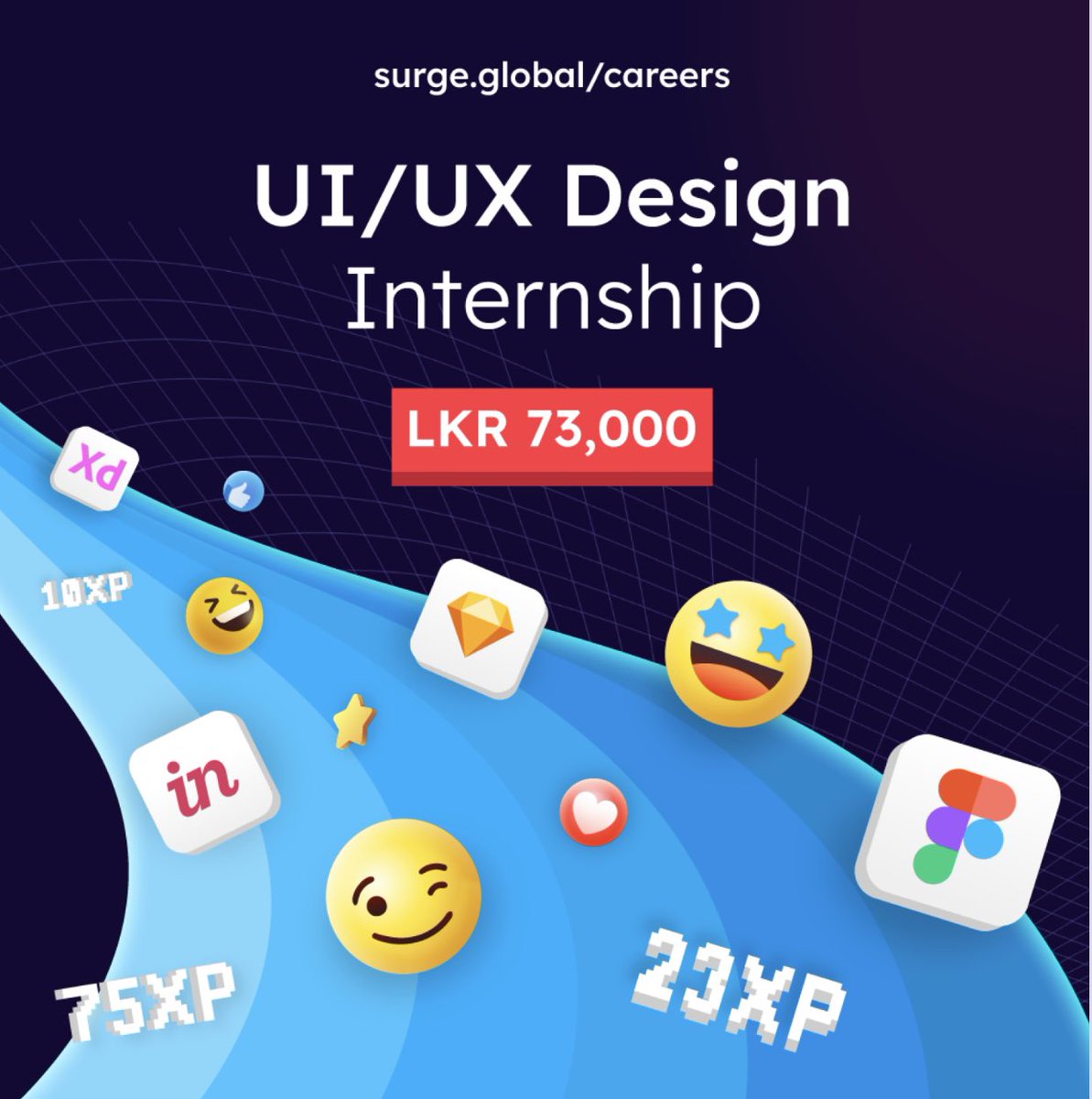 Bhanoob's tweet photo. We’ve been working really hard to make paid #internships available for young talent in Sri Lanka 🇱🇰 entering the workforce during #EconomicCrisisLK

Right now, there’s more than 100 opportunities at Surge that could all lead into full time roles with zero academic prerequisites. https://t.co/kj6VGjOfgf