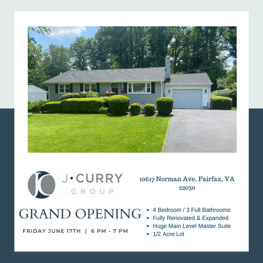 JasonCurry55's tweet photo. Grand Opening Friday 6/17 from 6-7pm!

Fully renovated and extended Single Family House with huge yard! Master suite addition on the main level featuring cathedral ceilings, huge walk-in closet and incredible master bathroom. The 2nd, 3rd and 4th bedrooms are all great sizes. https://t.co/DtslePsQxd