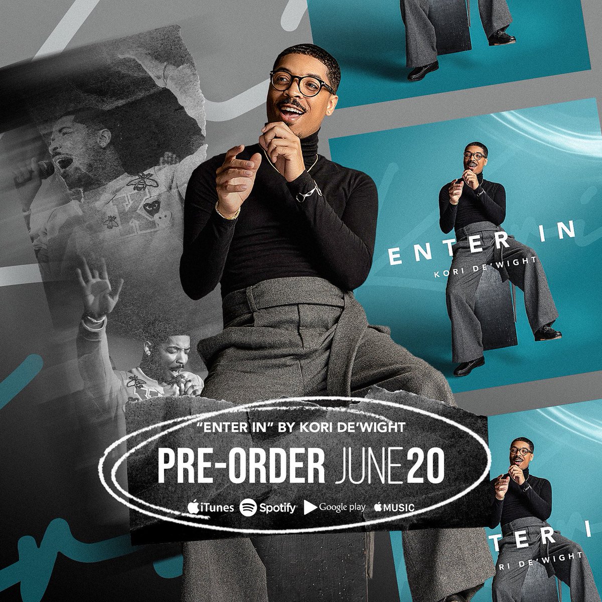 KoriDeWight's tweet photo. The time has come‼️ Are you ready to ENTER IN⁉️ Mark you calendars preorders start June 20, 2022 #enterin #koridewight #ANATG #singlerelease #gospel https://t.co/U0kLgTwTcn