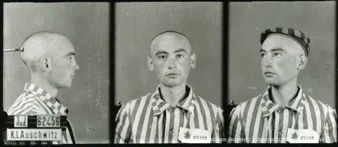 14 June 1921 | A Polish Jew, Izrael Erdunast, was born in Błaszki. A farmer. In #Auschwitz from 1 September 1942. No. 62456 Evacuated to KL Buchenwald. Fate unknown.