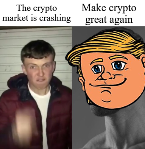 #MakeCryptoGreatAgain
with <a href="/PrezToken/">Prez</a> on #BSC 

#trump #maga #donaldtrump #usa #republican #conservative #america #makeamericagreatagain  #memes #trumpsupporters #keepamericagreat #freedom #trumpmemes #republicans #crypto #bitcoin #cryptocurrency #trading #invest  #binance