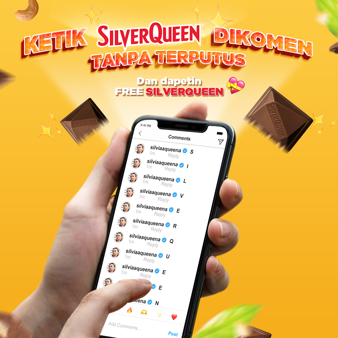 ✨✨GIVEAWAY ALERT✨✨

Coba ketik “SILVERQUEEN” di kolom komentar tanpa ada yang nyerobot komen lo! Buat 10 orang beruntung bakal dapetin hadiah dari SilverQuee