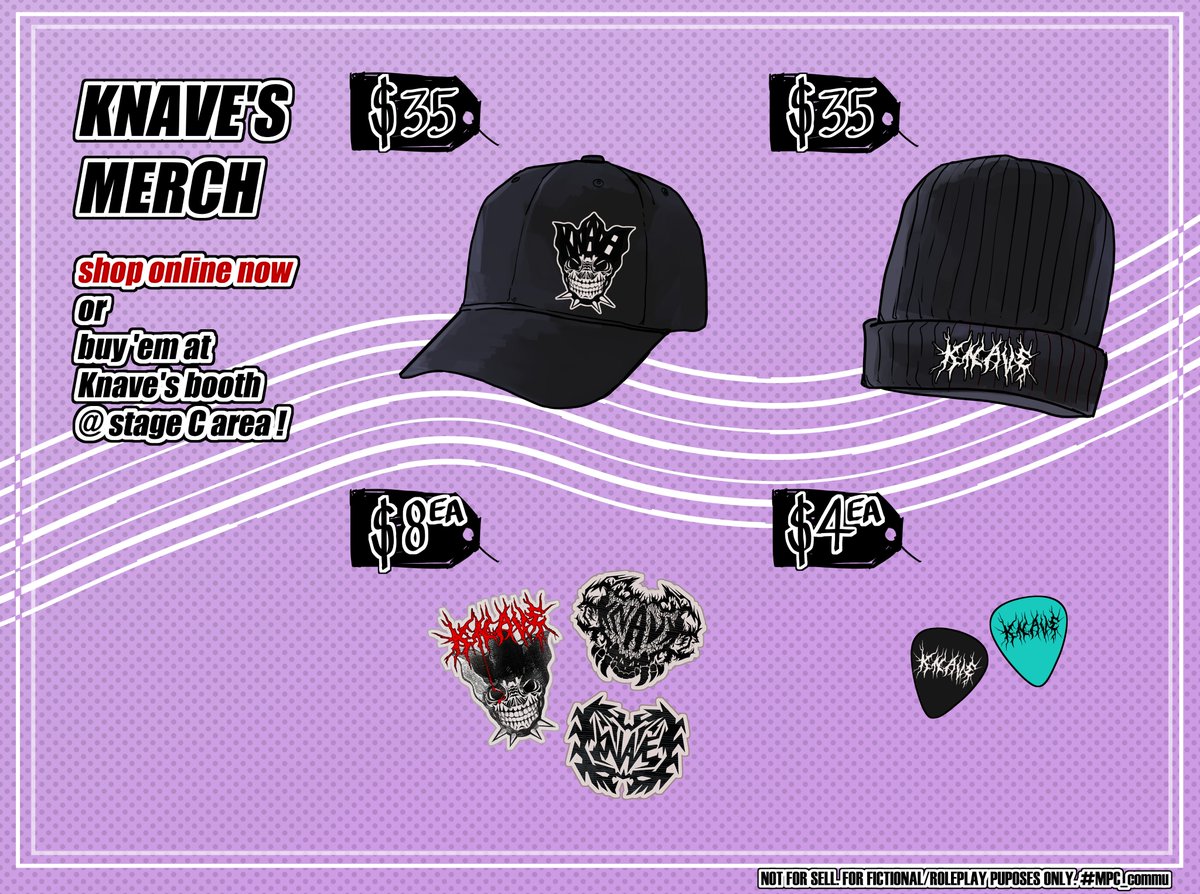 mpc_evan's tweet photo. 🧠: AYO, our merch just drop :)
#MPC_Musicfest 

สามารถวาดออริหรือซับคาร์ของคุณใน merch พวกนี้ได้เลย และทวีตรูปภาพพร้อม #MPC_Knave !

† logos png files https://t.co/OizXMySiVz
† บูธของวงได้เริ่มวางขายตั้งแต่วันนี้
แต่วงอีวานจะขึ้นเล่นวันที่16 เวลา 3ทุ่ม อย่าลืมมาดูกันล่ะ!

+ https://t.co/jTlU0lHhUV