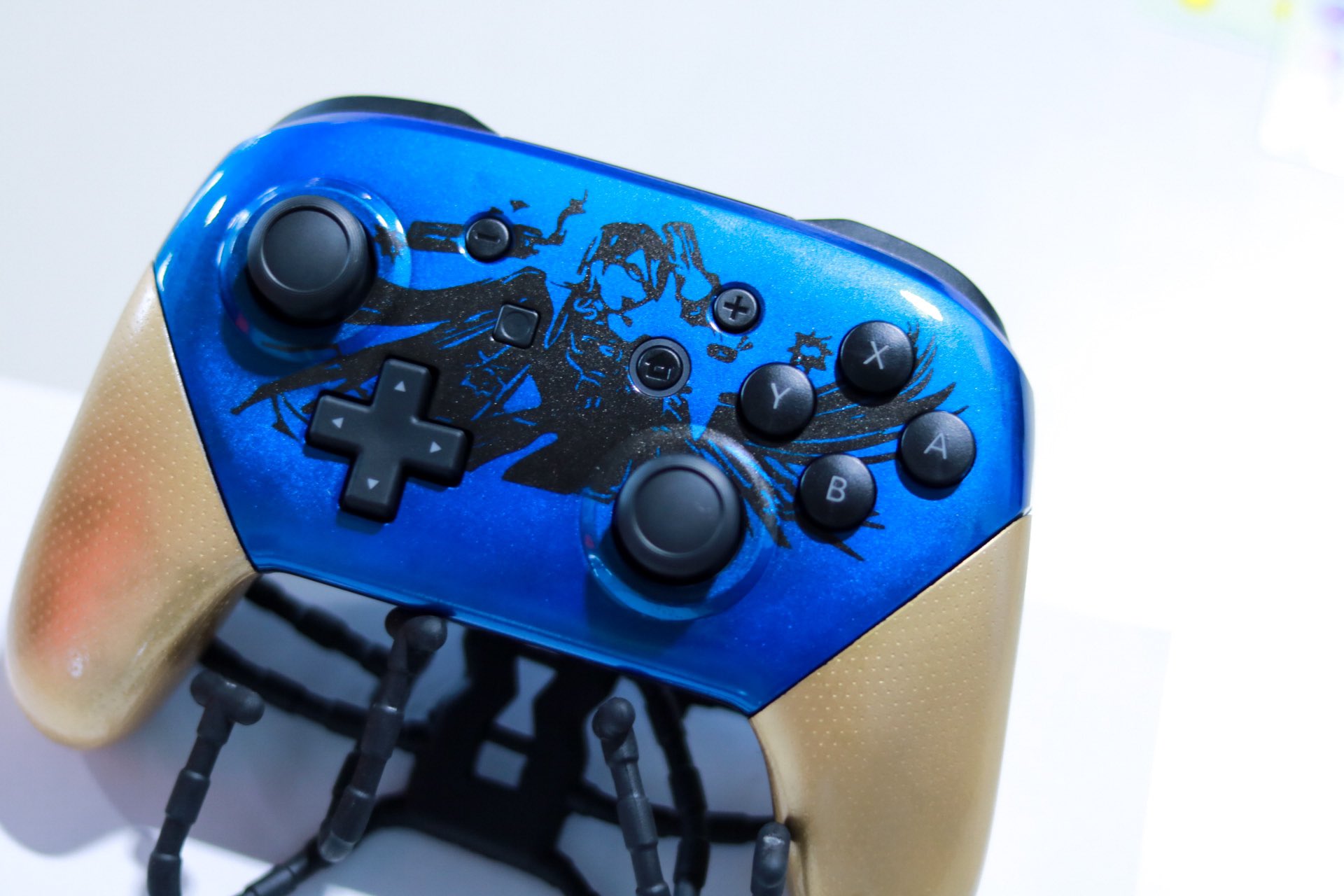 GCコン ゲームキューブコントローラー LRボタン化 カスタム 塗装 ブルー- GCコン ゲームキューブコントローラー LRボタン化 カスタム 塗装 ブルー-