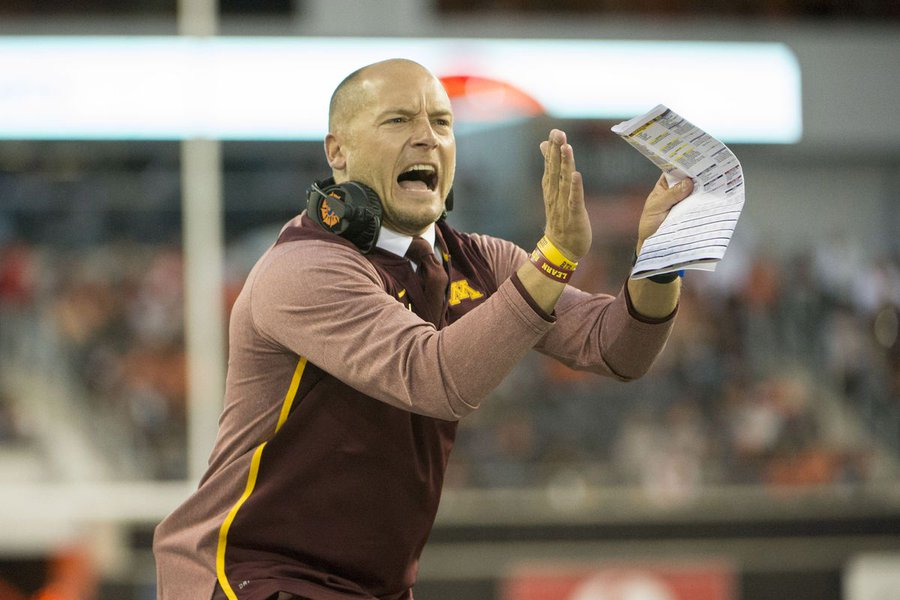 goldmedalmind's tweet photo. "You should never be a better football player than you are a person.” 
—P.J. Fleck #TheLeadersMind 🏆 #Character 

📚 https://t.co/UyV5AfSMmY https://t.co/qFuXFKHyXd